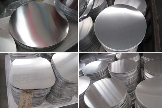 La Chine 1050 1060 1100 3003 cercles en aluminium de feuille/métal rond entourent pour des batteries de cuisine fournisseur